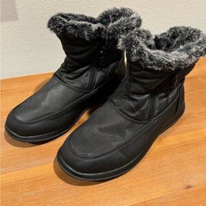 Totes Women’s 6 Dalia Black Winter Rain Snow Boots